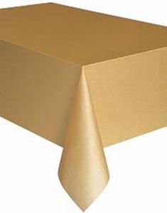 Guldfärgad Plastduk 137x274 cm