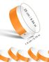 100 stk Tyvek Festivalarmbånd / Entrearmbånd - Neon Orange