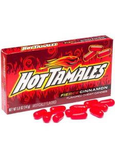 Hot Tamales Fierce Cinnamon - Godteribiter med Sterk Kanelsmak 120 gram