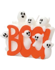 Boo! Stearinljus med Spöken 9x11 cm