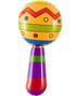 1 ST Uppblåsbar Maracas med Bjällror - 20 cm