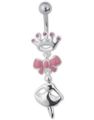 Ballerina Navelpiercing - Rosa