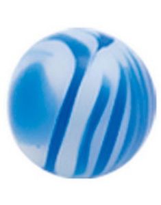 Storm Blue/White - 3 mm Akrylkula till 1,2 mm stång