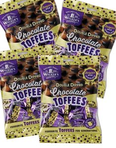 12 stk Walkers Double Dipped Chocolate Toffees - Hel Låda