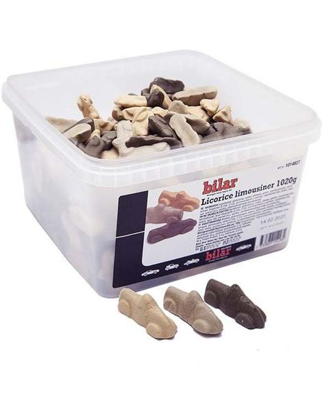 1 kg Ahlgrens Limousiner Lakrits Skumgodis