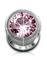 Piercing Plugg med Inramad Rosa Sten