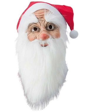 Jultomtemask med Luva och Skägg