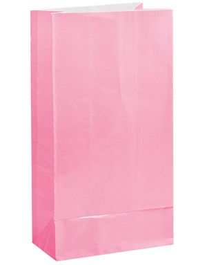12 st Ljusrosa Godispåsar i Papper