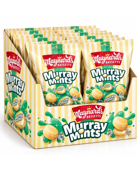 12 stk Maynards Bassetts – Murray Mints Sukkewrtøy à 162 g - Hel Eske