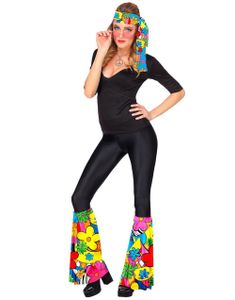 Hodebånd og Leggvarmere - Hippie Flower Power