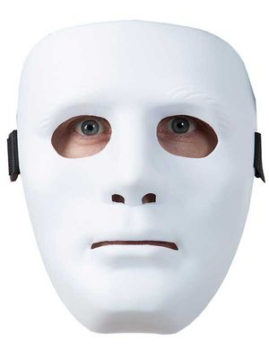 Vit Ansiktsmask