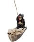 The Ferryman - Båtformad Rökelseshållare med Reaper och Dödskallar 29 cm
