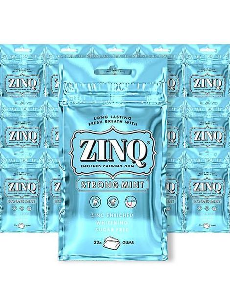 15 stk Zinq Tyggegummi med Strong Mintsmak - Hel Eske 472 gram