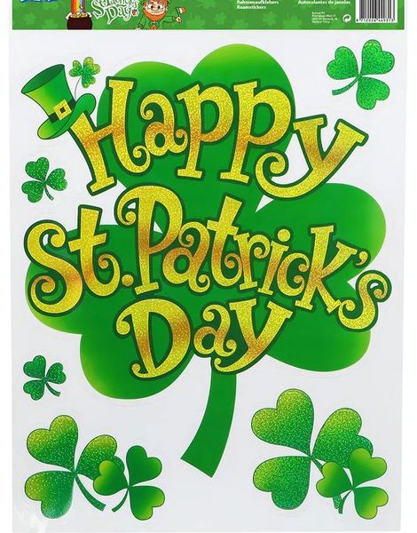 Fönsterklistermärken Happy St. Patrick's Day