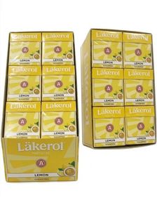 1816819200_548 st Läkerol Lemon Sugarfree / Sockerfria Pastiller med Citronsmak - Hela Lådan 1200 gram