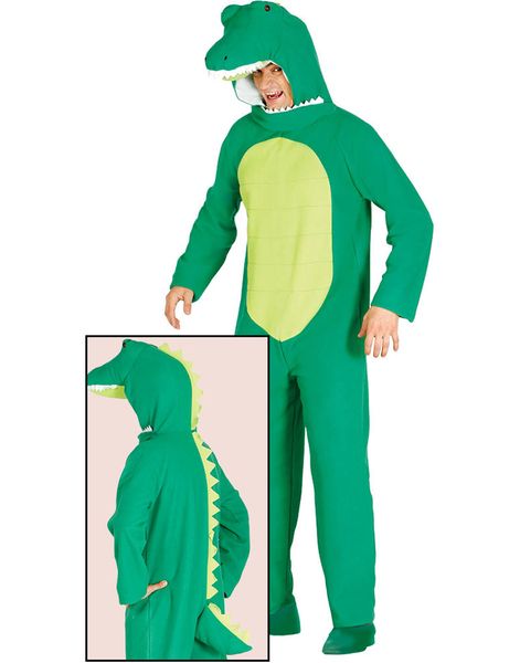 Grön Krokodildräkt Unisex