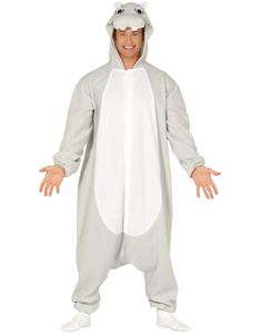 Flodhäst Kigurumi Unisex Dräkt 