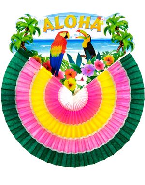 Aloha Tropical - Pappersfläkt 46 cm