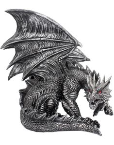 Obsidian - Drakefigur 25 cm