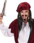 Set med Lösmustasch och Skägg Till Pirat - Svart