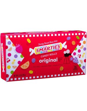 Smarties Original Candy Roll - Sukkertøy i Theatre Box 99 gram (USA Import)