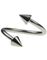 Basic Curve Ögonbrynspiercing med Spike Kulor
