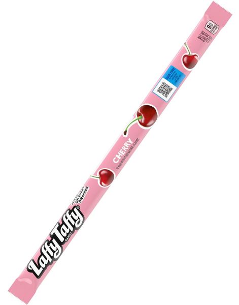 Wonka Laffy Taffy Cherry - Karamellstang med Kirsebærsmak 23 gram (USA Import)