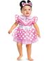 Lisensiert Rosa Minni Mus Kostyme til Baby - 6-12 MND