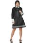 Lisensiert Addams Family Wednesday Kostyme med Parykk til Dame - Medium