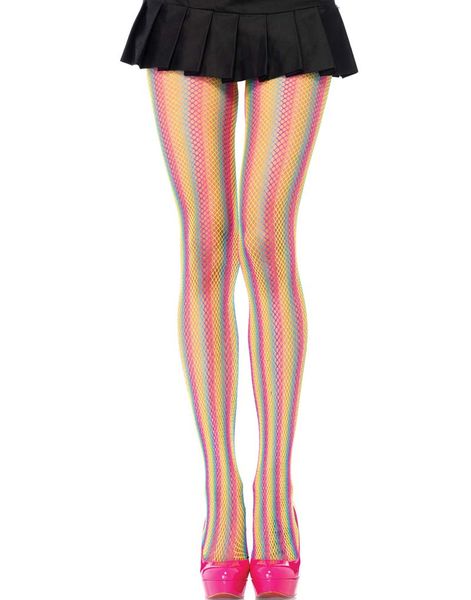 Neon Rainbow - Nätstrumpbyxa