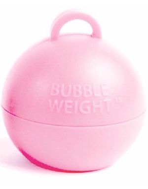 Bubble Weight - Ljus Rosa Ballongvikt med Fästring