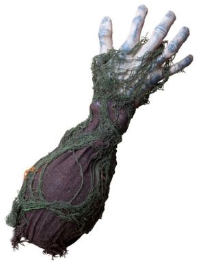 Avkappet Krypende Arm Dekorasjon med Bevegelse og Lyd 40 cm