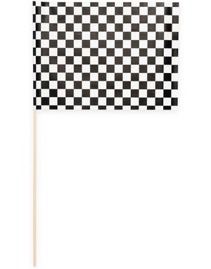 10 stk Racing Papirhåndflagg 20x30 cm