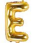 Guldfärgade Bokstavsballonger A-Z - 35 cm