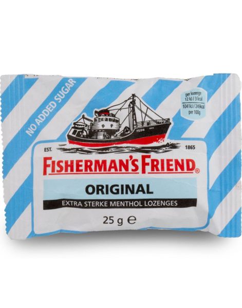 Fisherman's Friend med Smak av Menthol og Eucalyptus 25 g