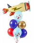 6 stk 30 cm Ballonger - Propellfly Ballongbukett