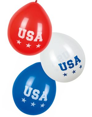 6 st 25 cm Ballonger - American Party