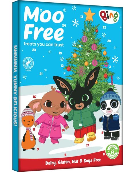 Bing Moo Free Vegansk Adventskalender 70 gram
