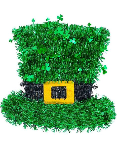 St. Patrick's Day Topphatt Skilt/Dekorasjon 29x30 cm