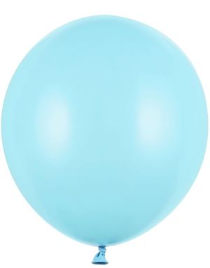 25 stk 43 cm - Kjempe Store Pastell Lys Blå Ballonger