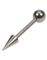 Ögonbrynspiercing med Rund Kula & Long Spike