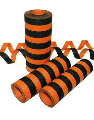 2 stk Svarta och Orange Serpentiner