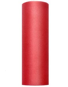 RÖD Bordslöpare i Tyll 15 cm x 9 meter