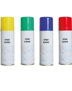 Silly String / Serpentine Spray i olika färger