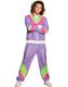 Lila 80-tals Grilldress med Fickor till Man