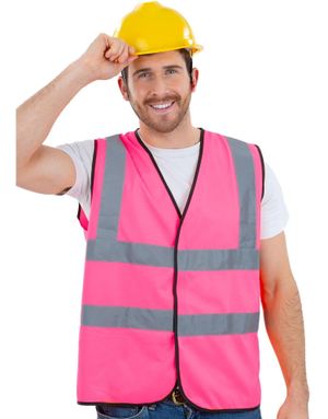 Rosa Refleksvest - Kostymevest
