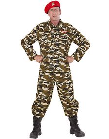 Militärsoldat Maskeraddräkt (Herr)