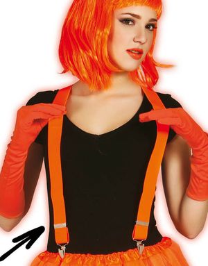 Neon Orange Hängslen