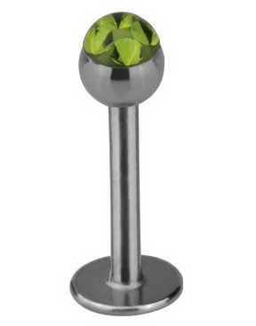 Labret med Glittrande Gröna Stenar