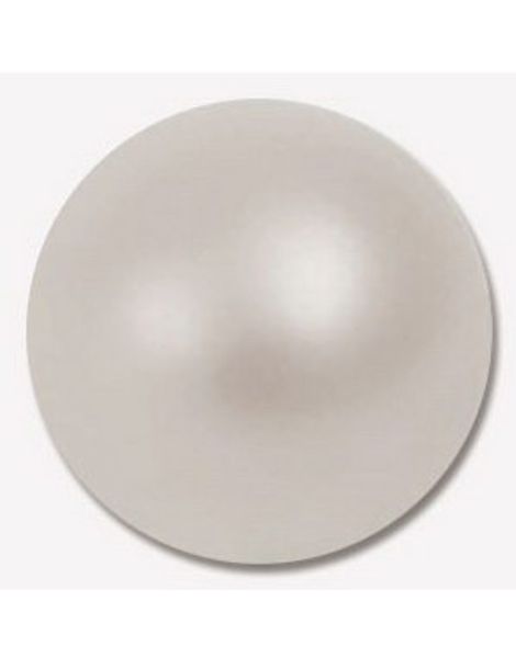 Pearl White - 8 mm Akrylkula till 1,6 mm stång